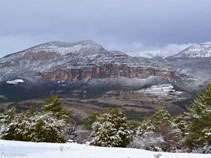 Vistes de Canalda des de la carretera de Solsona a Coll de Jou