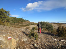 Arribant al Clot de la Font del Juvell