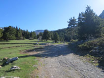 Arribem a l´àrea de lleure dels Orris.