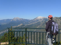 Vistes panoràmiques des del mirador.