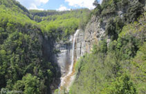 Panoràmica del Salt de Sallent.