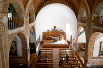 Interior de l´església.