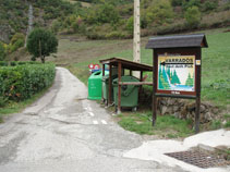 Al Pont d´Arròs prenem la pista que ens ha de portar fins al Plan des Artiguetes. 