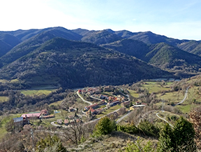 La serra de Puig d´Estela a Vallfogona de Ripollès