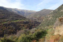 Vistes de la Vall d´Àssua.